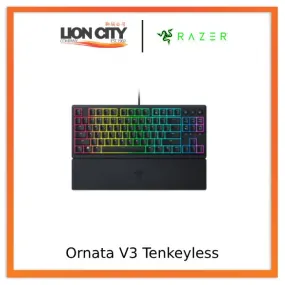 Razer Ornata V3 Tenkeyless - Low-profile RGB Tenkeyless Mecha-membrane RGB Keyboard - US Layout