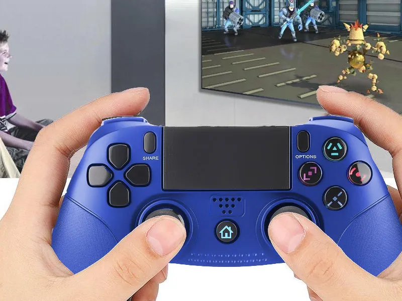 Replacement Controller PS4 Wired Blue