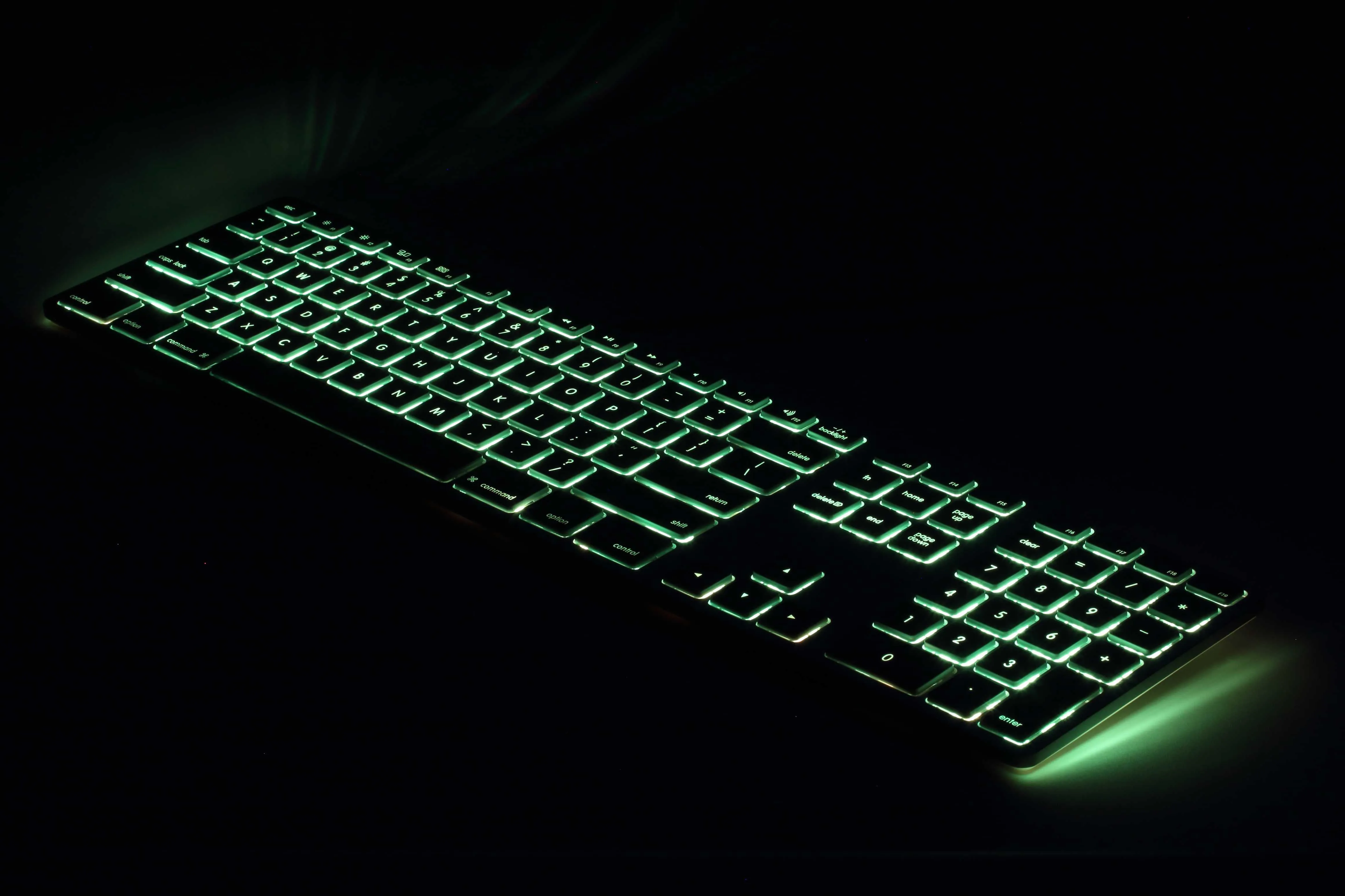 RGB Backlit Wired Aluminum Keyboard for Mac - Space Gray