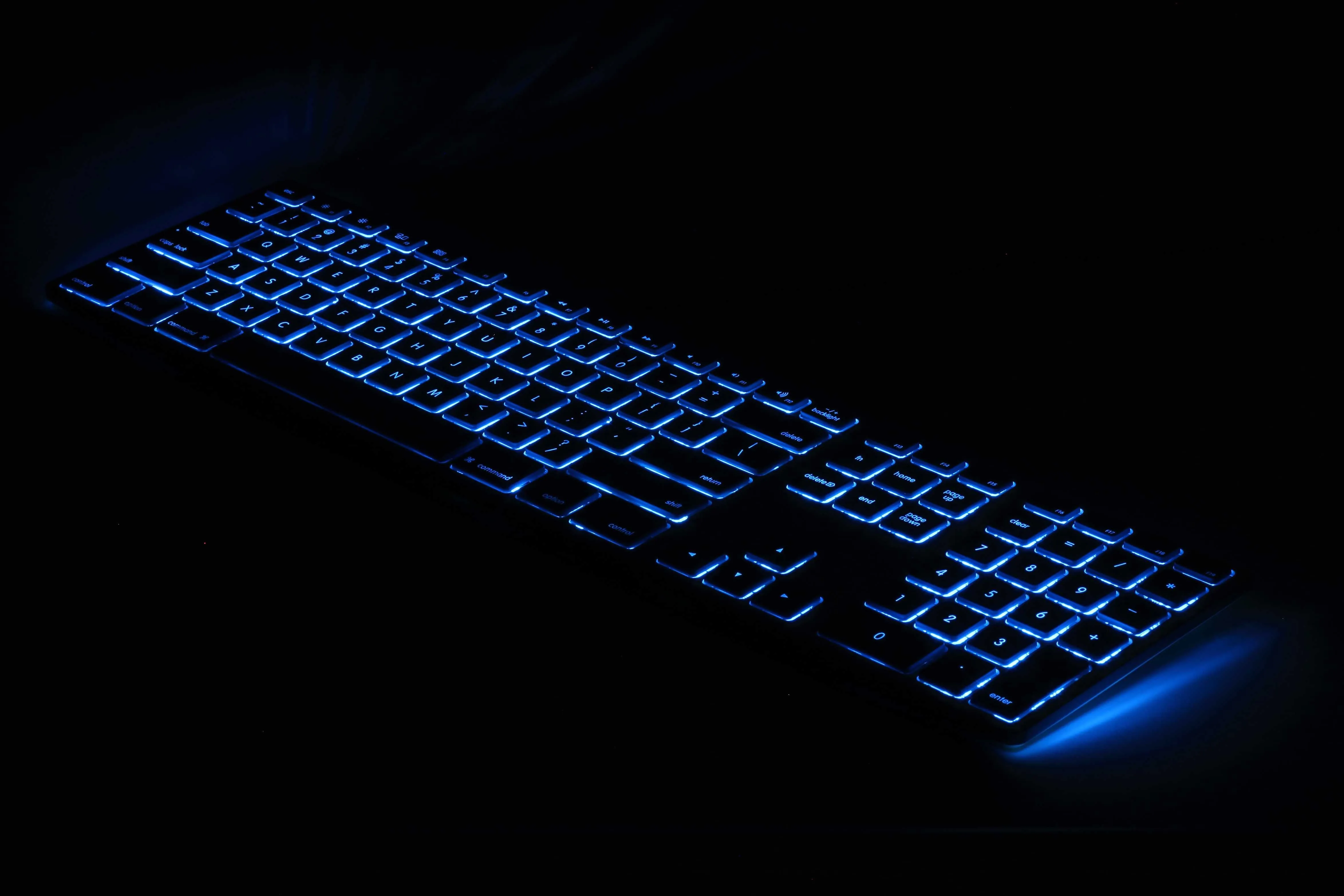 RGB Backlit Wired Aluminum Keyboard for Mac - Space Gray