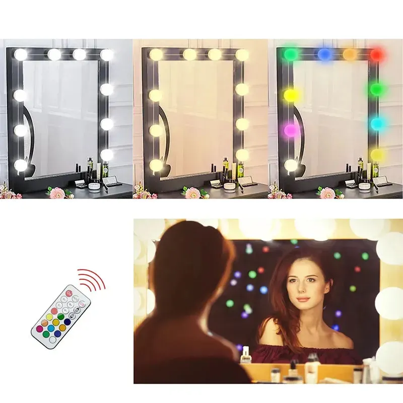 RGB Makeup Vanity USB Adjustable Mirror Light