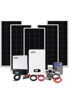 Rich Solar 1000W 48V 120VAC Solar Cabin Kit