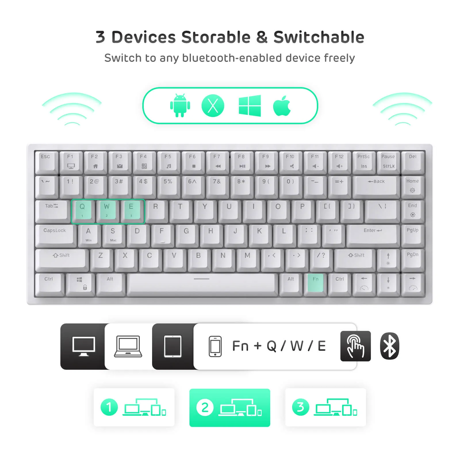 RK84 75% Wireless Mechanical Keyboard