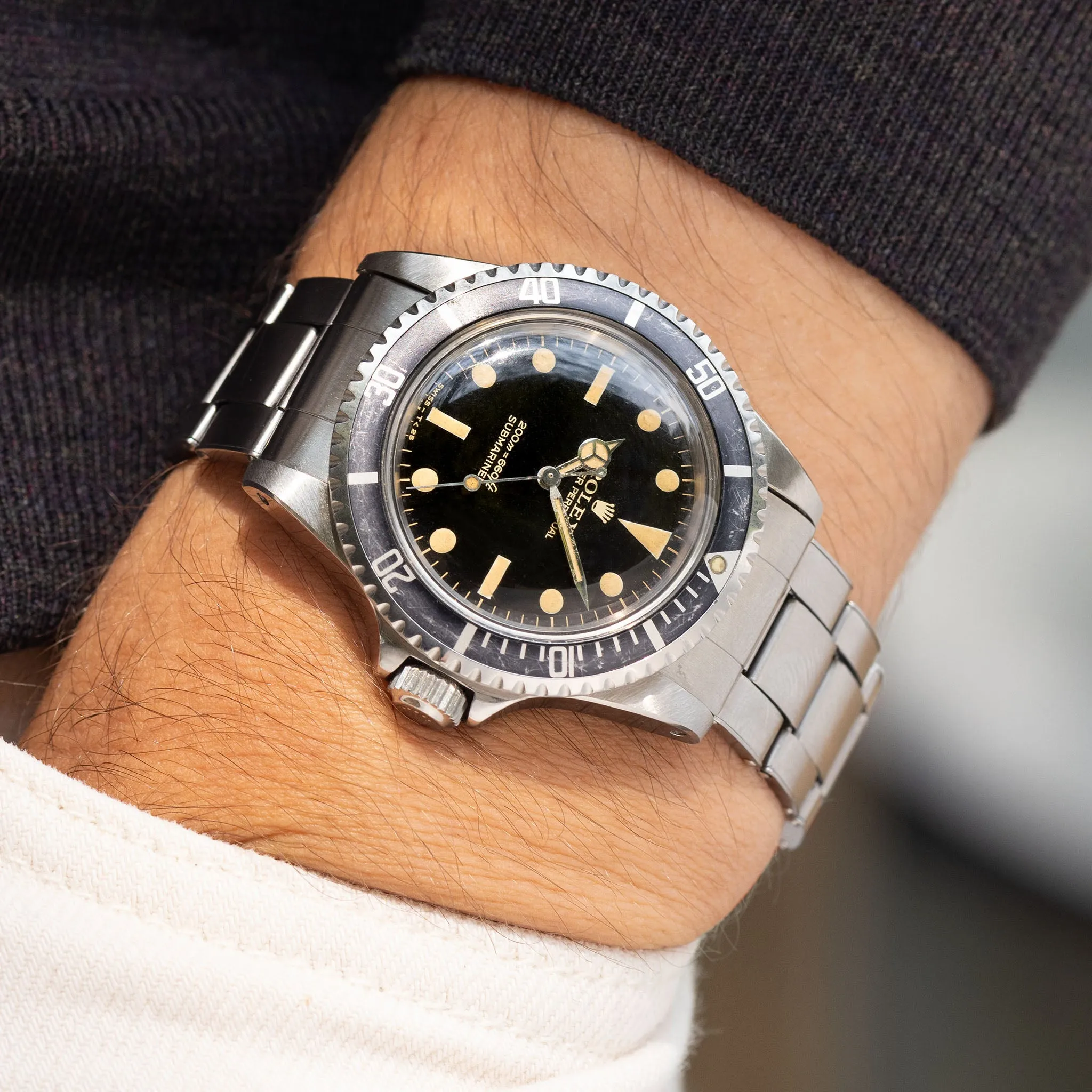 Rolex Submariner 5513 Gilt Dial "Bart Simpson"