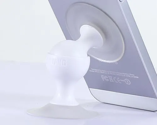 Rotating Cell Phone Stand Holder - White