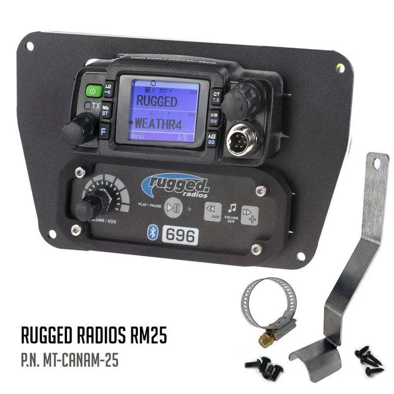 Rugged Radios Can-Am Commander Intercom and Radio Mount - Icom F5021