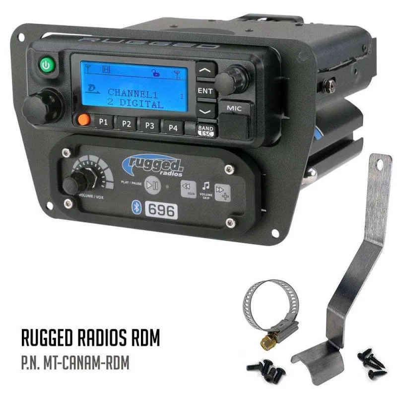 Rugged Radios Can-Am Commander Intercom and Radio Mount - Icom F5021