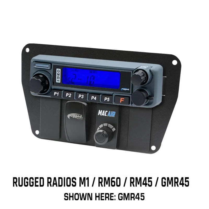 Rugged Radios Multi-Mount  Insert or Standalone Mount for Rugged Radios M1 - GMR45 - RM60 - RM45 - Rocker Switches