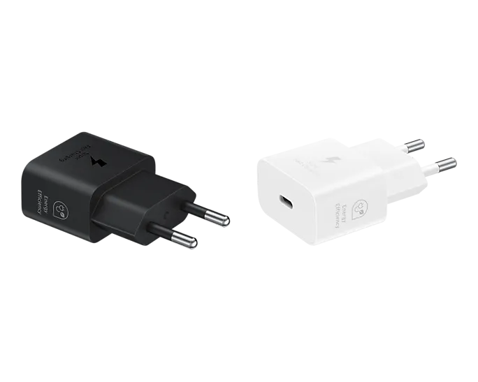 Samsung 1 Port GaN Travel Adapter With Cable - 25W - Black