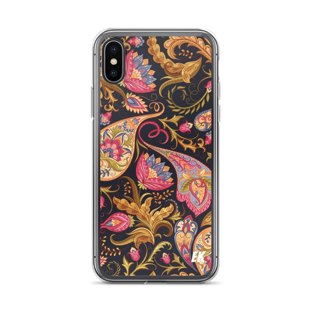 Seamless Paisley Pattern iPhone Case