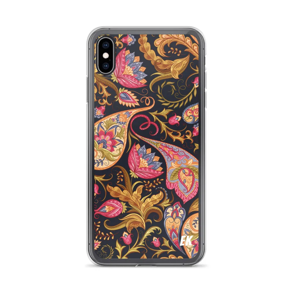 Seamless Paisley Pattern iPhone Case