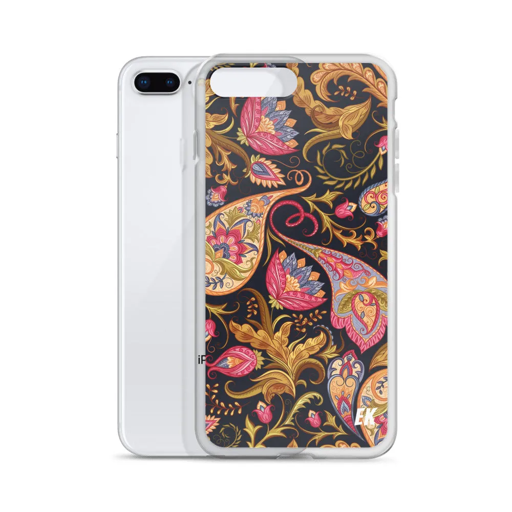 Seamless Paisley Pattern iPhone Case