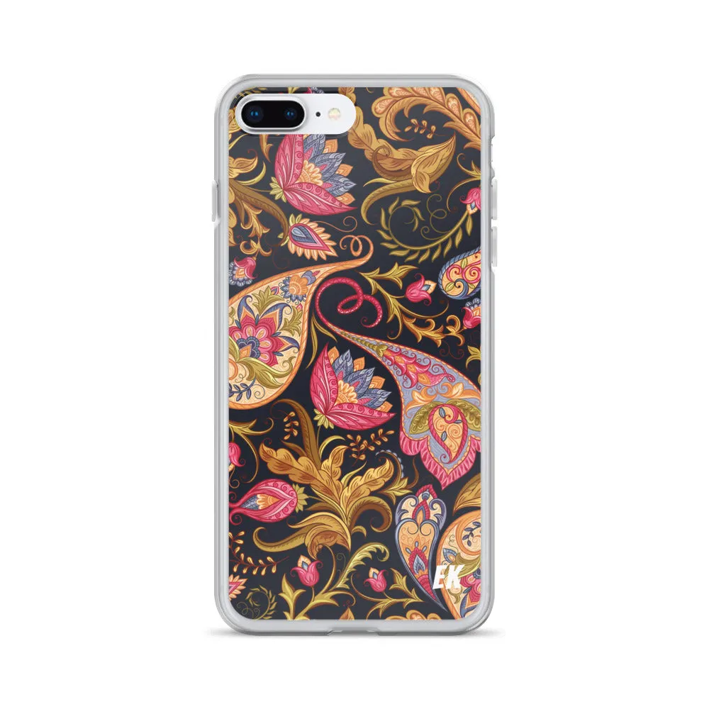 Seamless Paisley Pattern iPhone Case