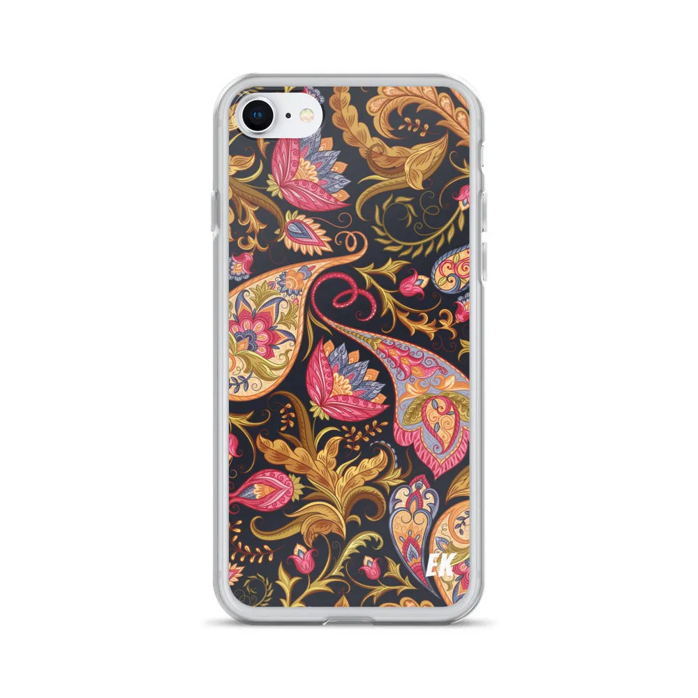 Seamless Paisley Pattern iPhone Case