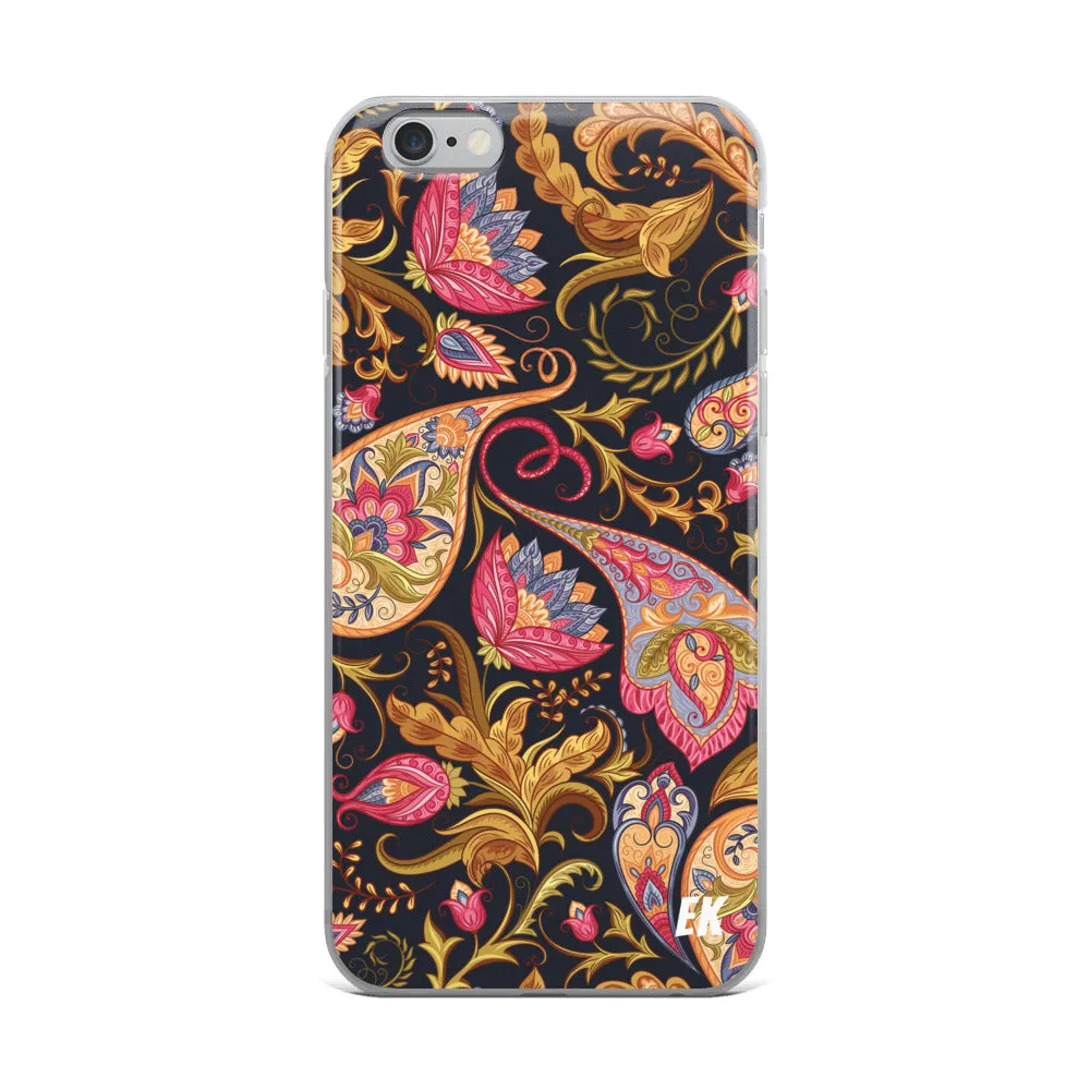 Seamless Paisley Pattern iPhone Case