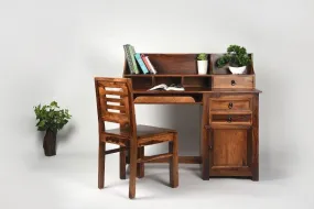 Sheesham Wood Rishyasringa Study Table Cum Shelf