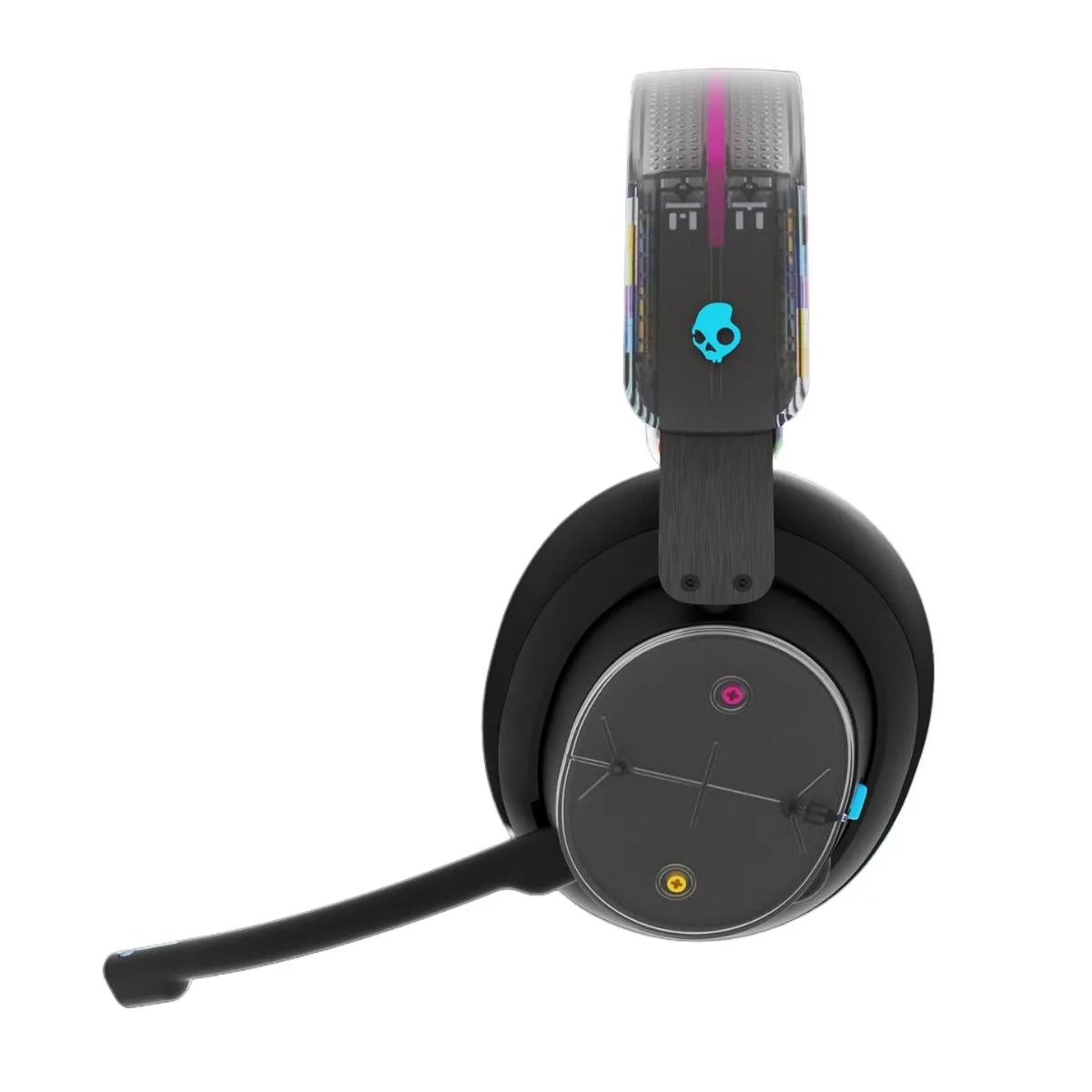 Skullcandy PLYR Wireless Gaming Over-Ear Multi-Platform Stereo Headset with Smart Mic, Supreme Sound, Bluetooth 5.0, & Advanced Audio Controls Headphones (Black)