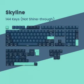 Skyline R1 Low Profile PBT Double-Shot Keycap Set