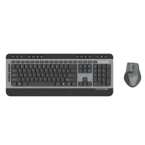 Sleek Wireless Multimedia Keyboard & Mouse Combo