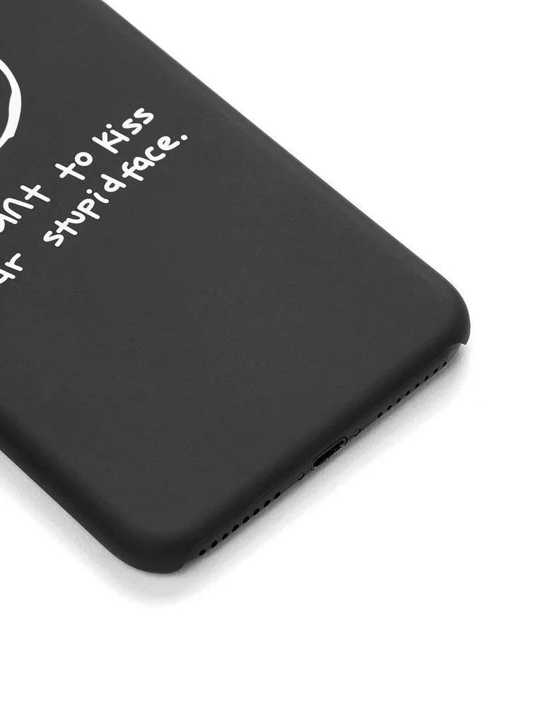 Slogan Print iPhone Case