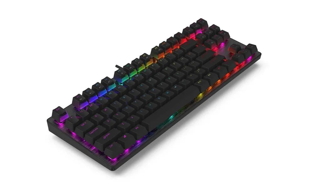 Smart Duck xs87 Mechanical Keyboard 80% TKL hot swappable RGB switch led type c software