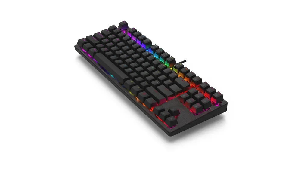 Smart Duck xs87 Mechanical Keyboard 80% TKL hot swappable RGB switch led type c software