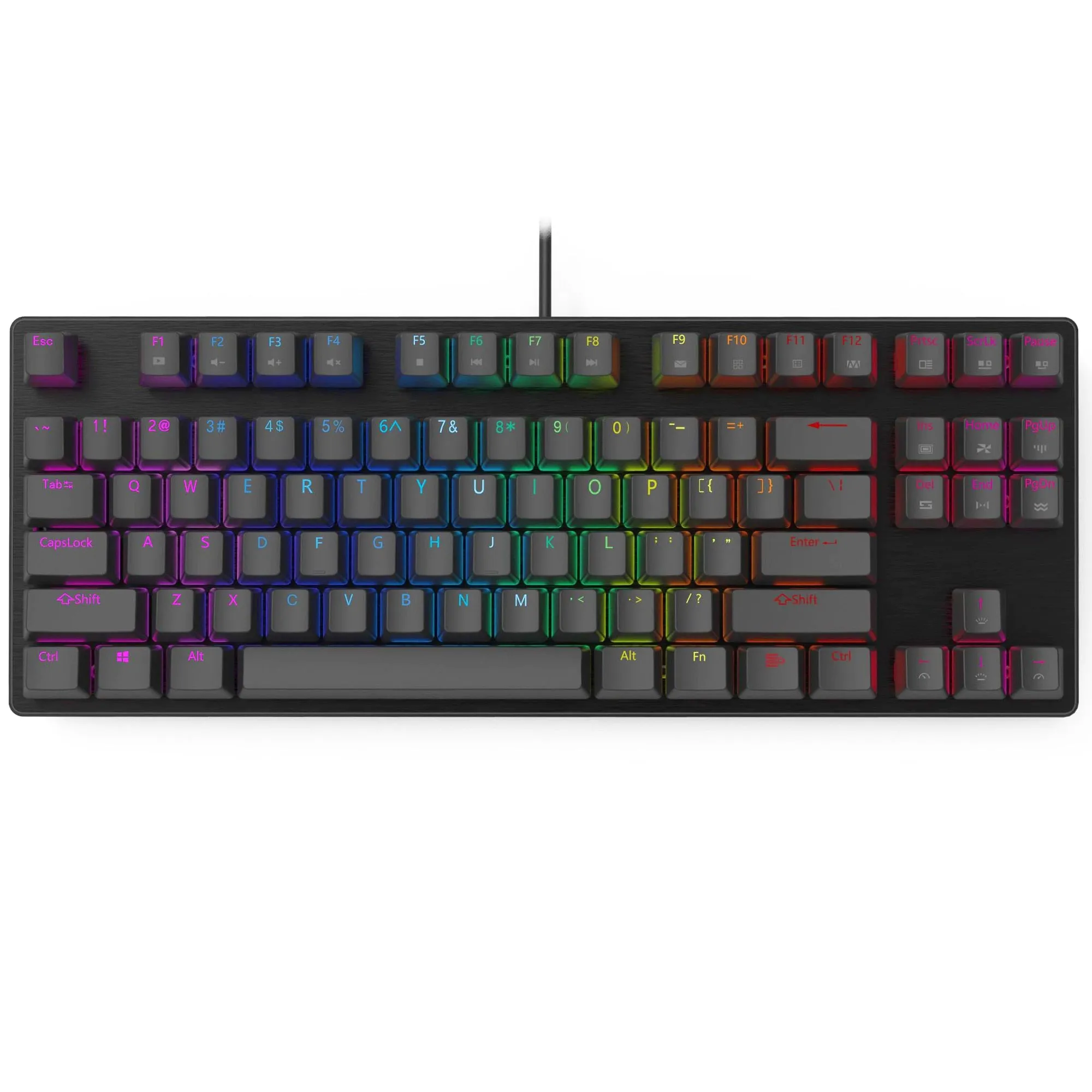 Smart Duck xs87 Mechanical Keyboard 80% TKL hot swappable RGB switch led type c software