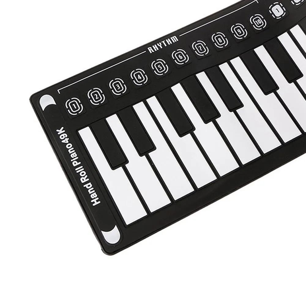 Soft Keyboard Piano With 49 Keys Q-GQ001 WHITE