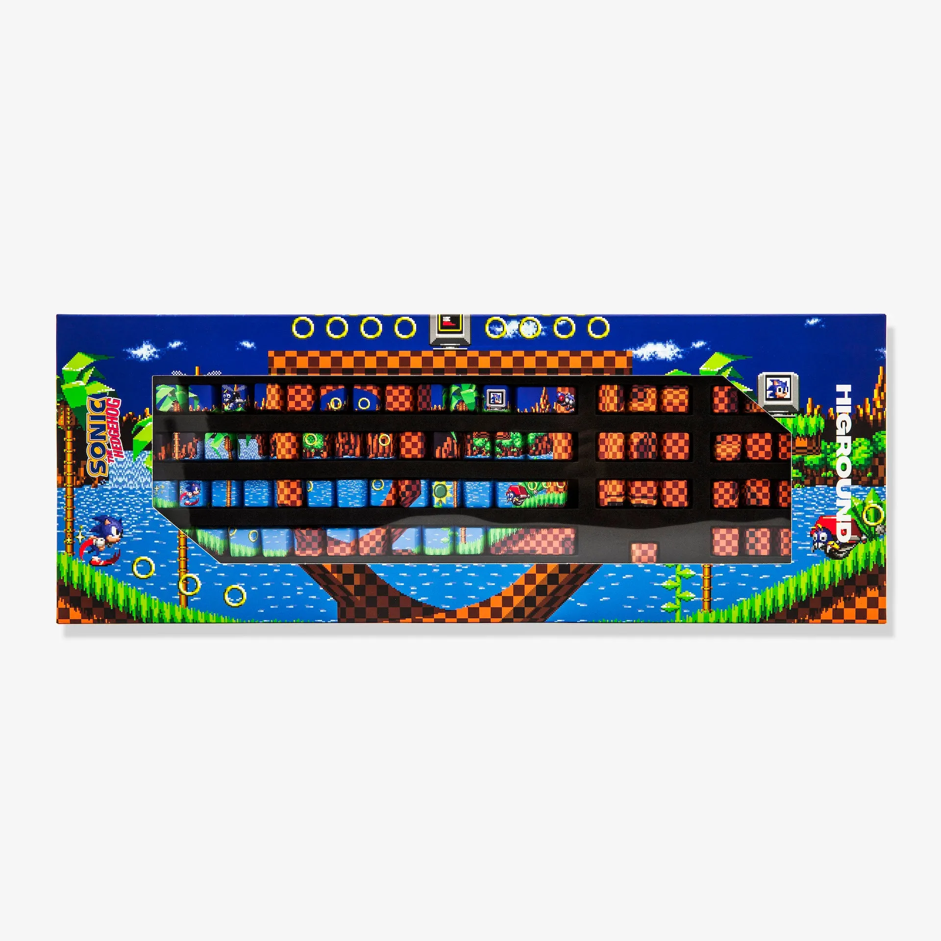 Sonic x Higround Green Hill Zone 104 Keycap set - Full Size