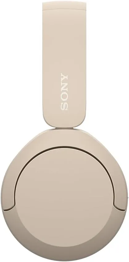 Sony WH-CH520 Wireless Bluetooth On-Ear Headphones - 50 Hours Battery, Quick Charge, Beige