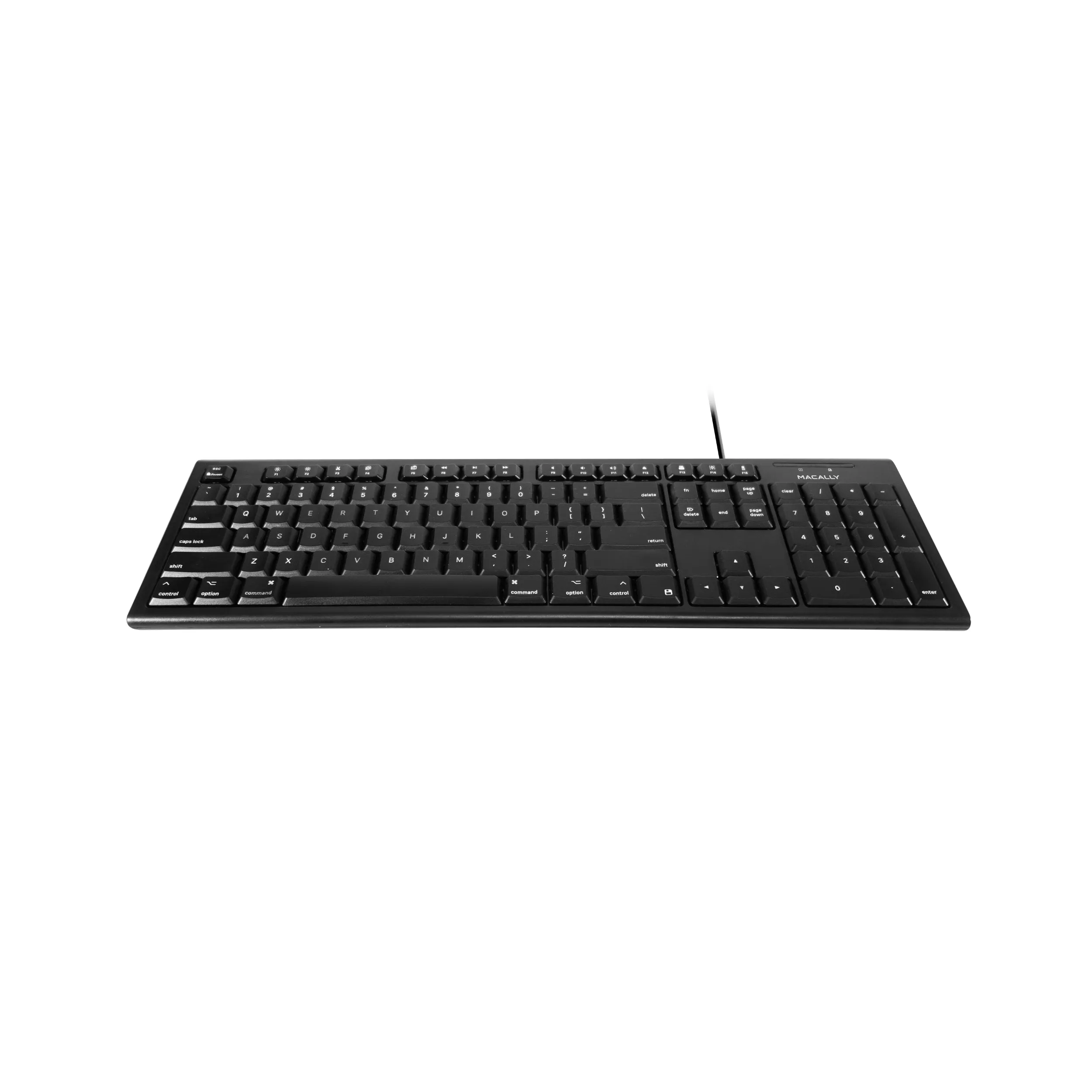 Spill Proof USB Keyboard For Mac (Black)