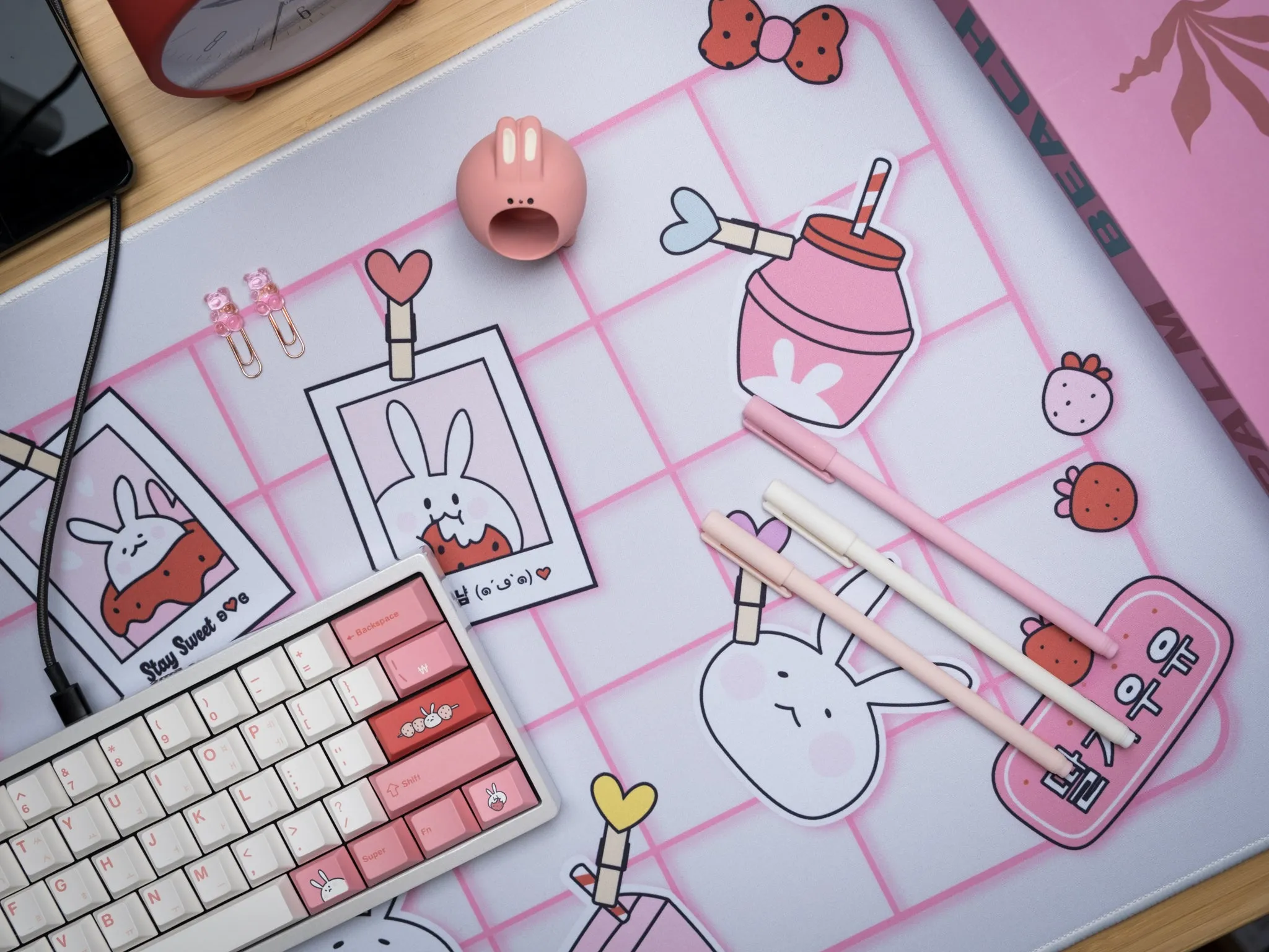 Strawberry Milk Deskmat