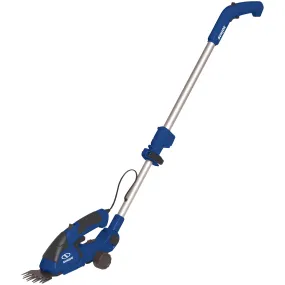 Sun Joe HJ605CC-SJB 2-in-1 Cordless Telescoping Grass Trimmer | 7.2 Volt (Blue)