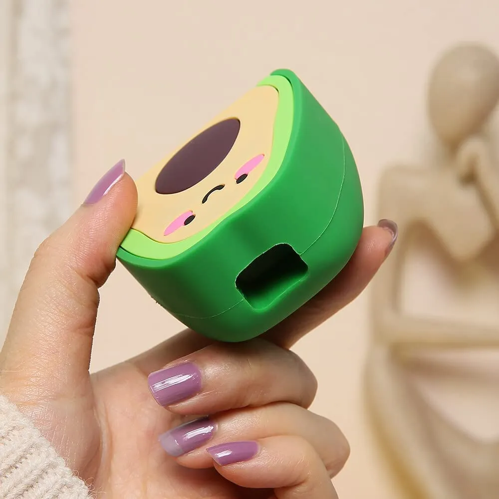 Super Cute Avocado Silicon Apple iPhone Charger Case