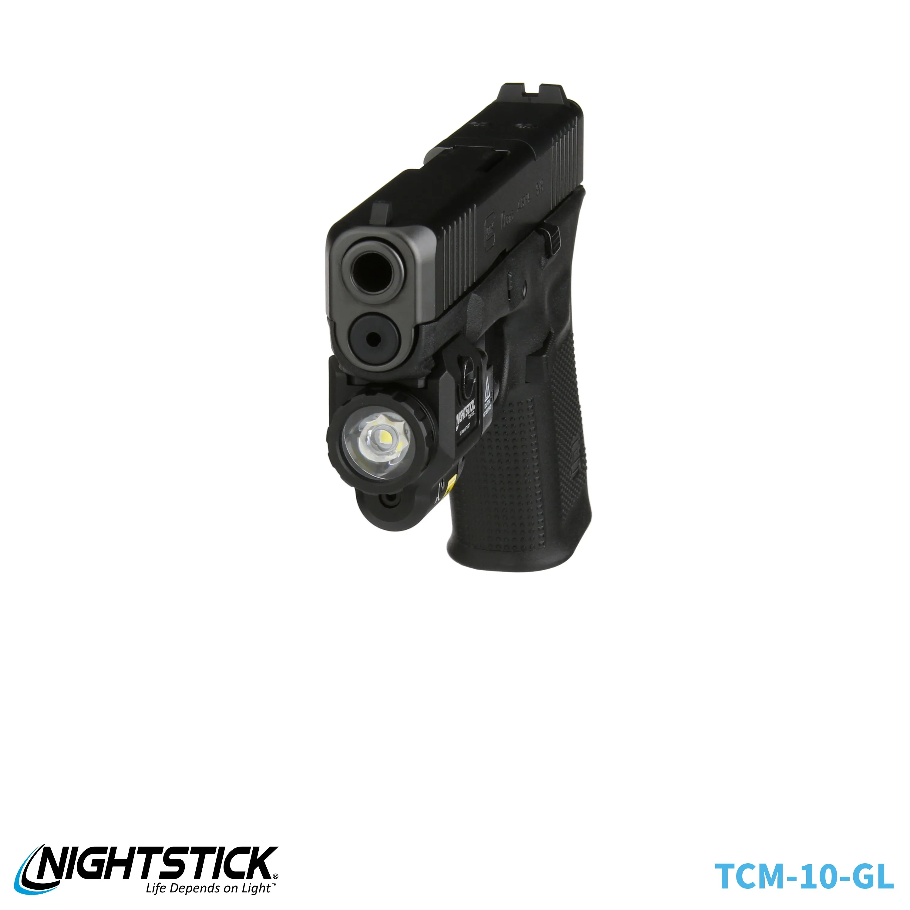 TCM-10-GL: Compact Weapon-Mounted Light w/Green Laser