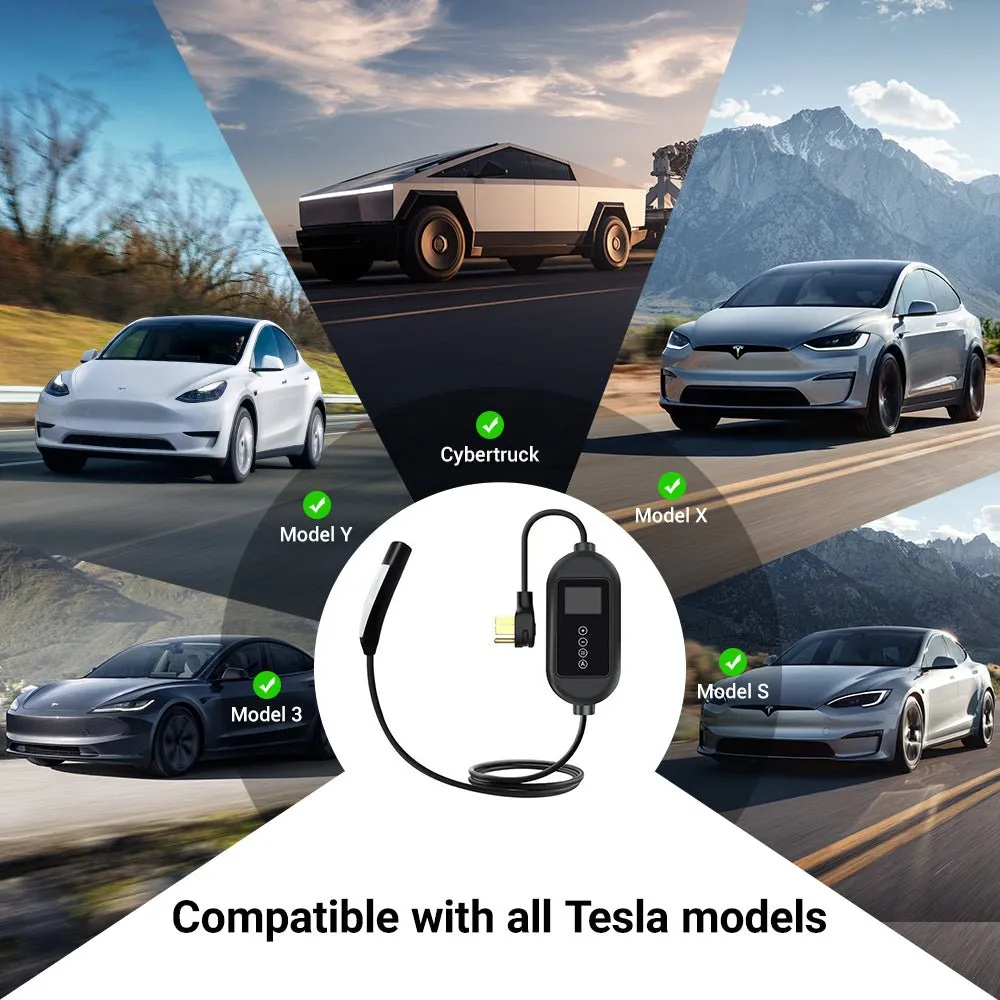 Tesla Mobile Charger 16-40A with NACS Plug, Gen.3 (for U.S. Tesla Owners)