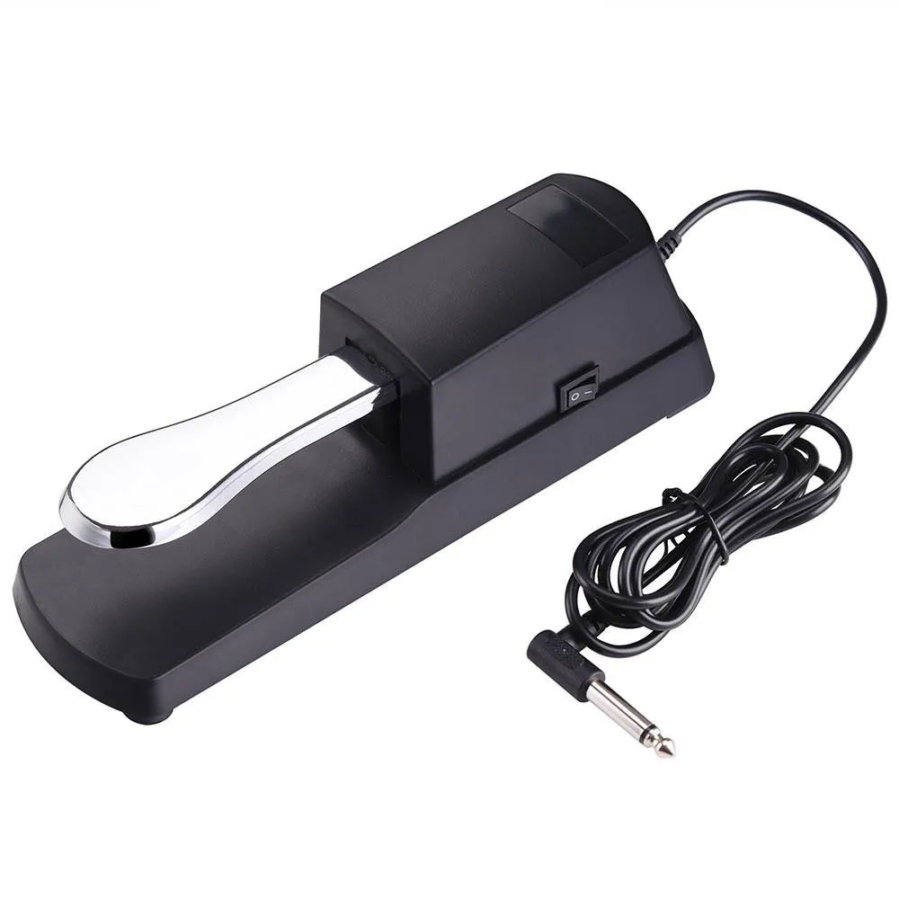 TheLAShop Piano-like Universal Sustain Pedal for Electric Piano Keyboards