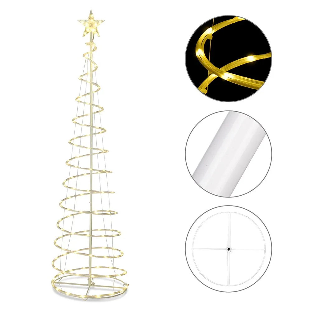 TheLAShop Set(3) LED Spiral Christmas Trees USB Powered