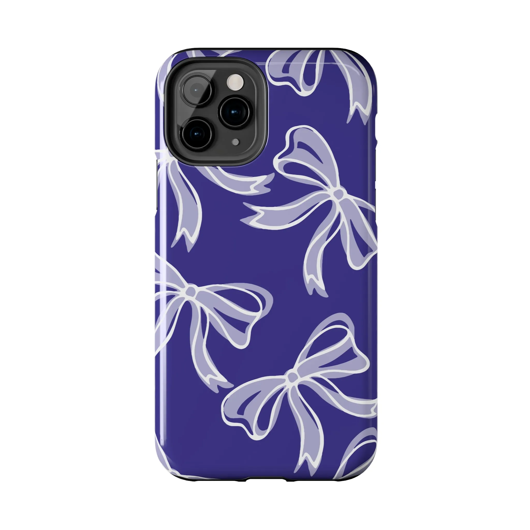 Trendy Bow Phone Case, Bed Party Bow Iphone case, Bow Phone Case, Northwestern, Purple and White, High Point, iphone13, iphone 14