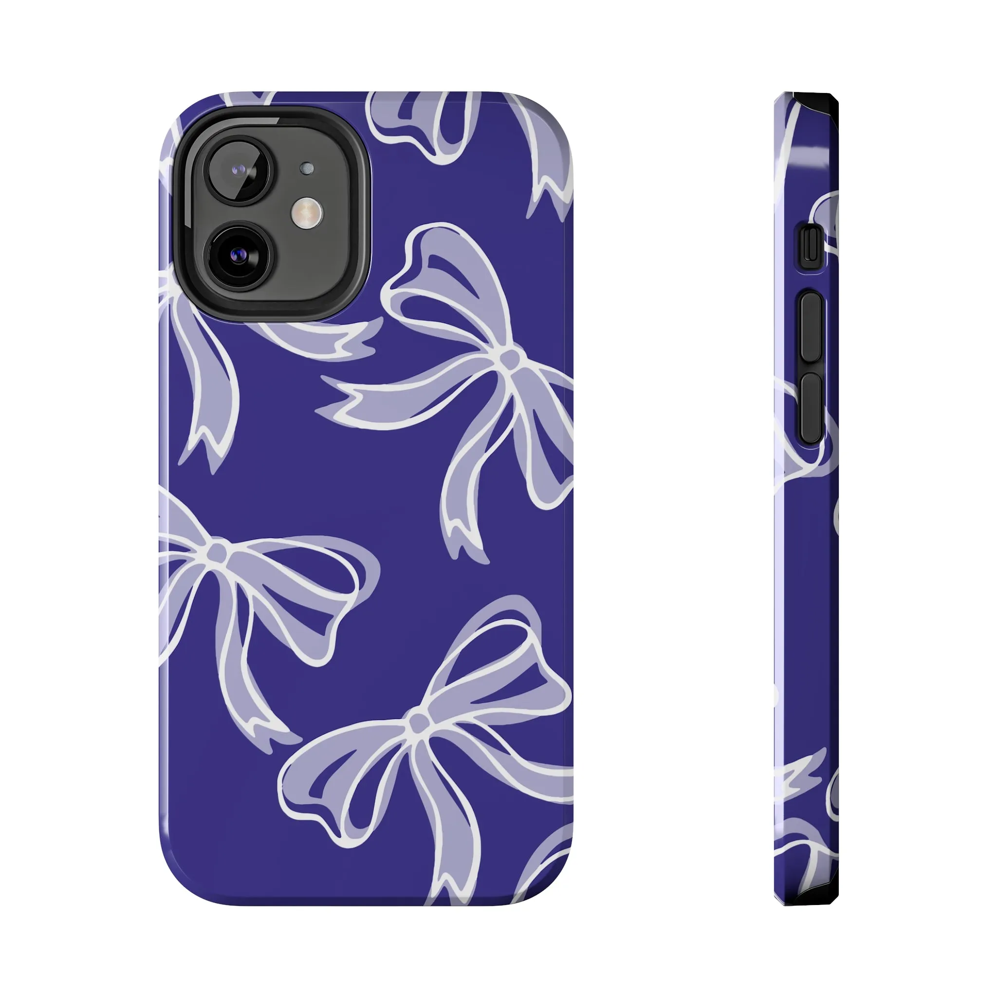 Trendy Bow Phone Case, Bed Party Bow Iphone case, Bow Phone Case, Northwestern, Purple and White, High Point, iphone13, iphone 14