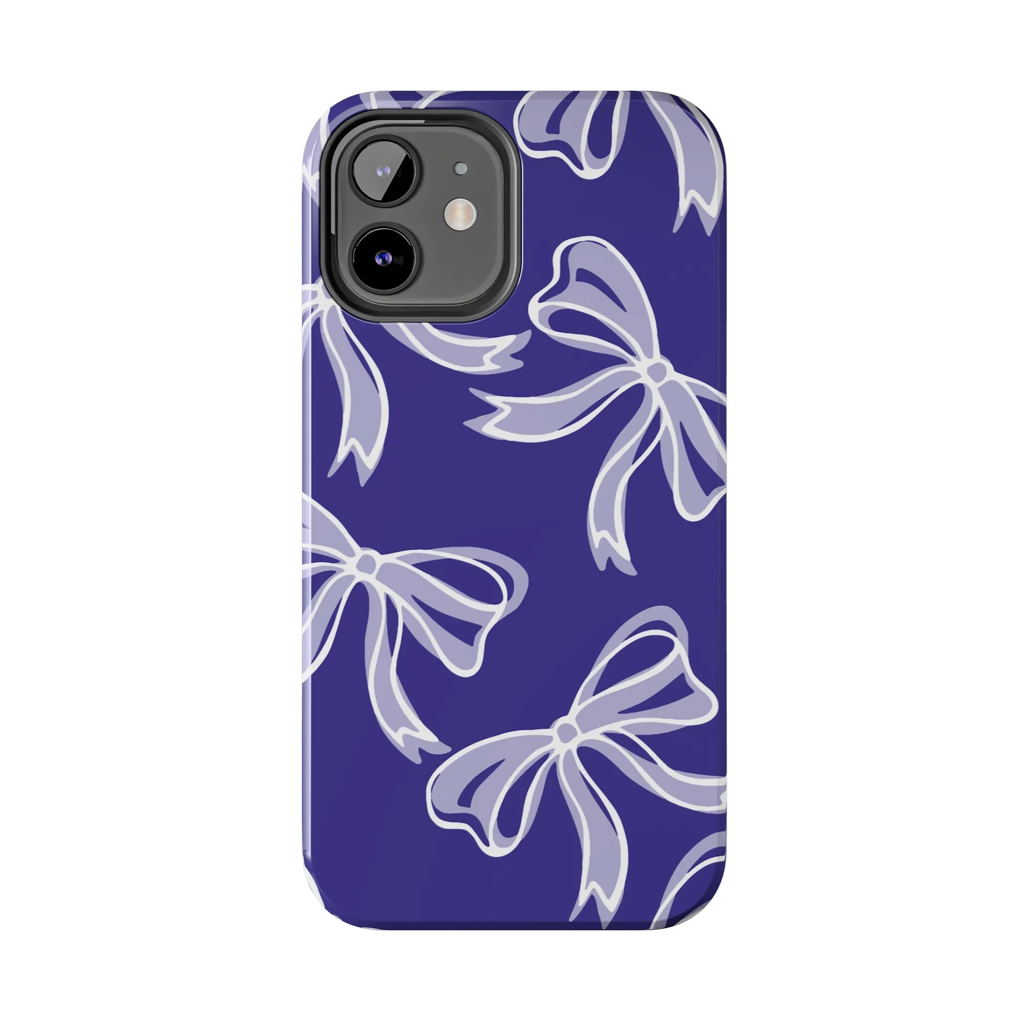 Trendy Bow Phone Case, Bed Party Bow Iphone case, Bow Phone Case, Northwestern, Purple and White, High Point, iphone13, iphone 14