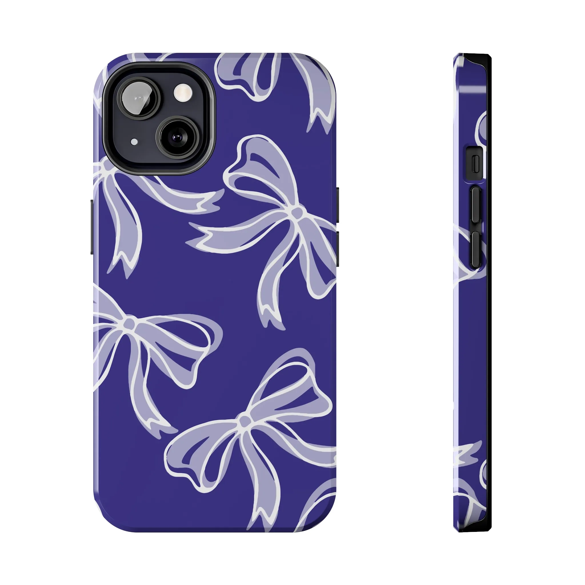 Trendy Bow Phone Case, Bed Party Bow Iphone case, Bow Phone Case, Northwestern, Purple and White, High Point, iphone13, iphone 14