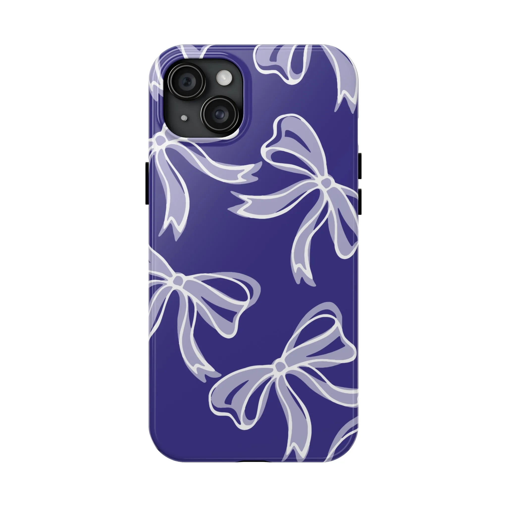 Trendy Bow Phone Case, Bed Party Bow Iphone case, Bow Phone Case, Northwestern, Purple and White, High Point, iphone13, iphone 14