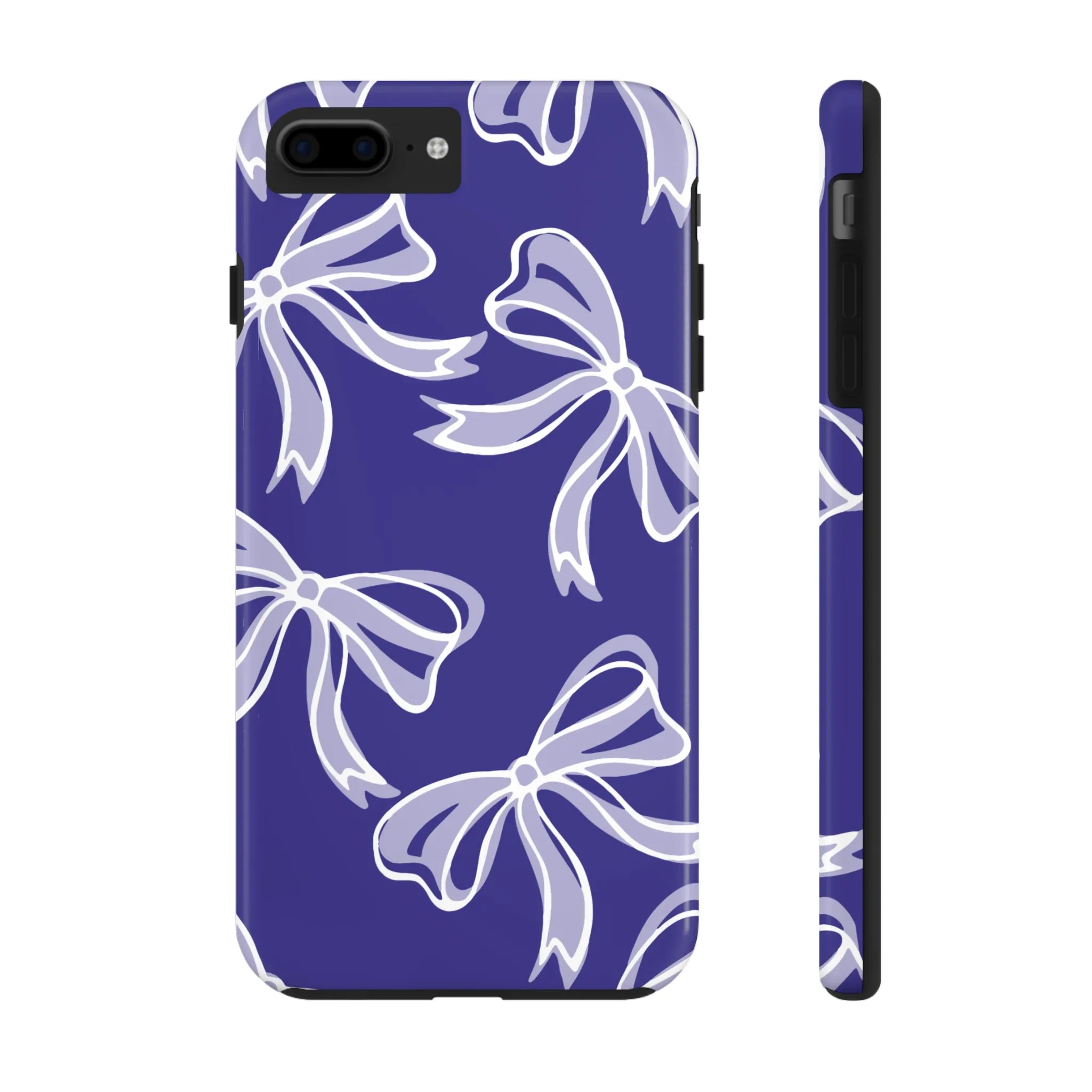 Trendy Bow Phone Case, Bed Party Bow Iphone case, Bow Phone Case, Northwestern, Purple and White, High Point, iphone13, iphone 14