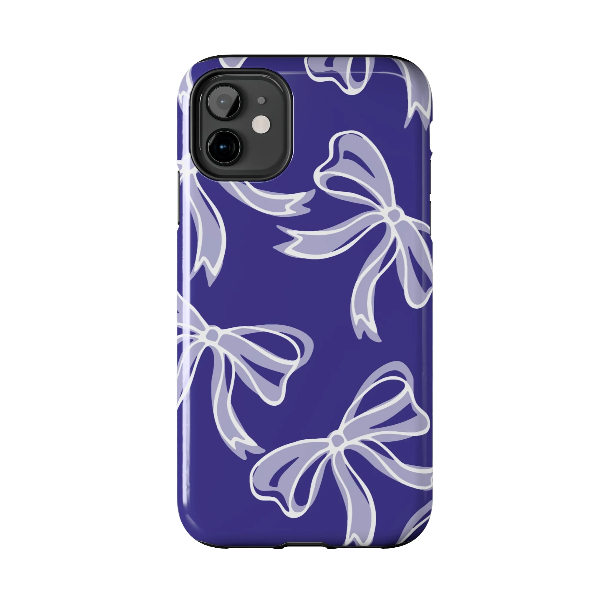 Trendy Bow Phone Case, Bed Party Bow Iphone case, Bow Phone Case, Northwestern, Purple and White, High Point, iphone13, iphone 14