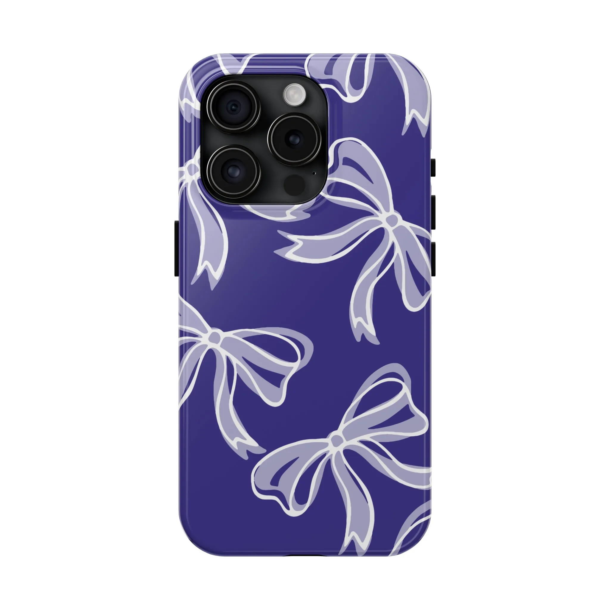 Trendy Bow Phone Case, Bed Party Bow Iphone case, Bow Phone Case, Northwestern, Purple and White, High Point, iphone13, iphone 14