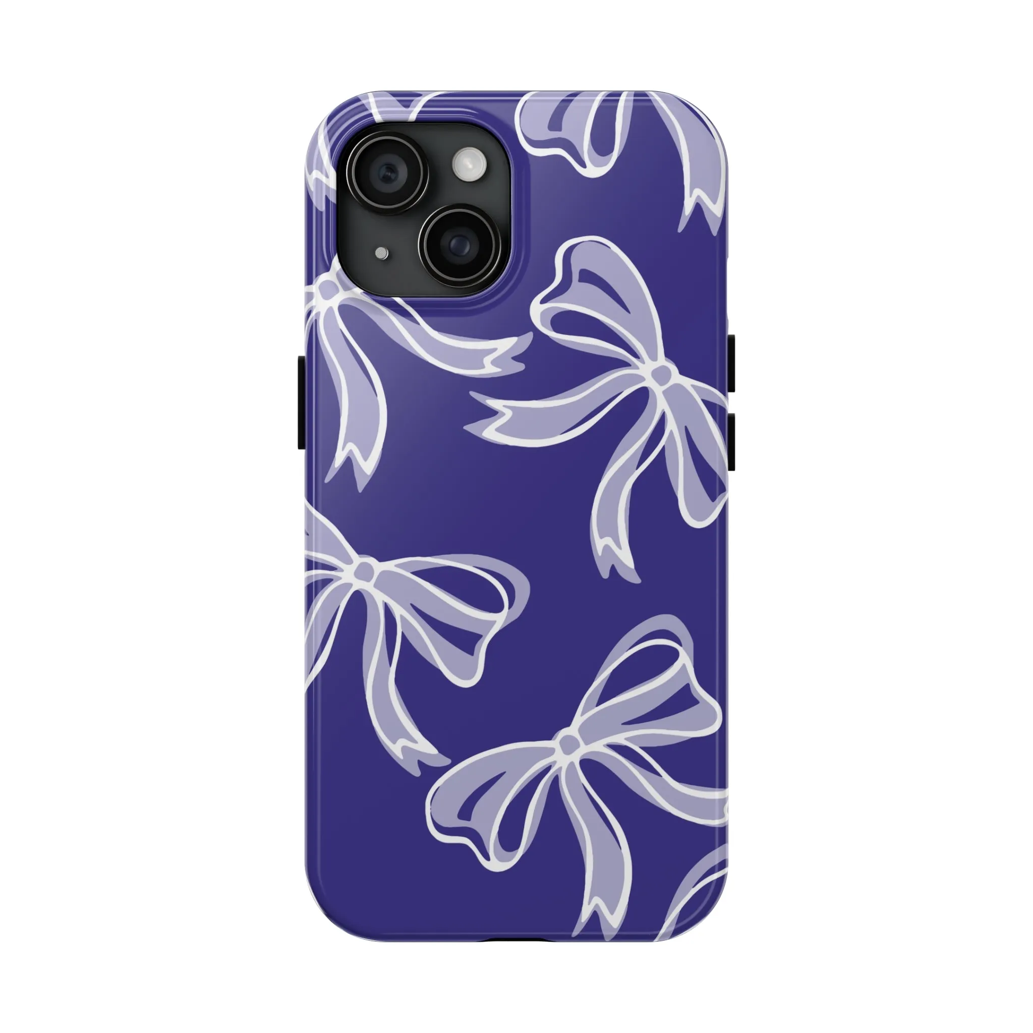 Trendy Bow Phone Case, Bed Party Bow Iphone case, Bow Phone Case, Northwestern, Purple and White, High Point, iphone13, iphone 14