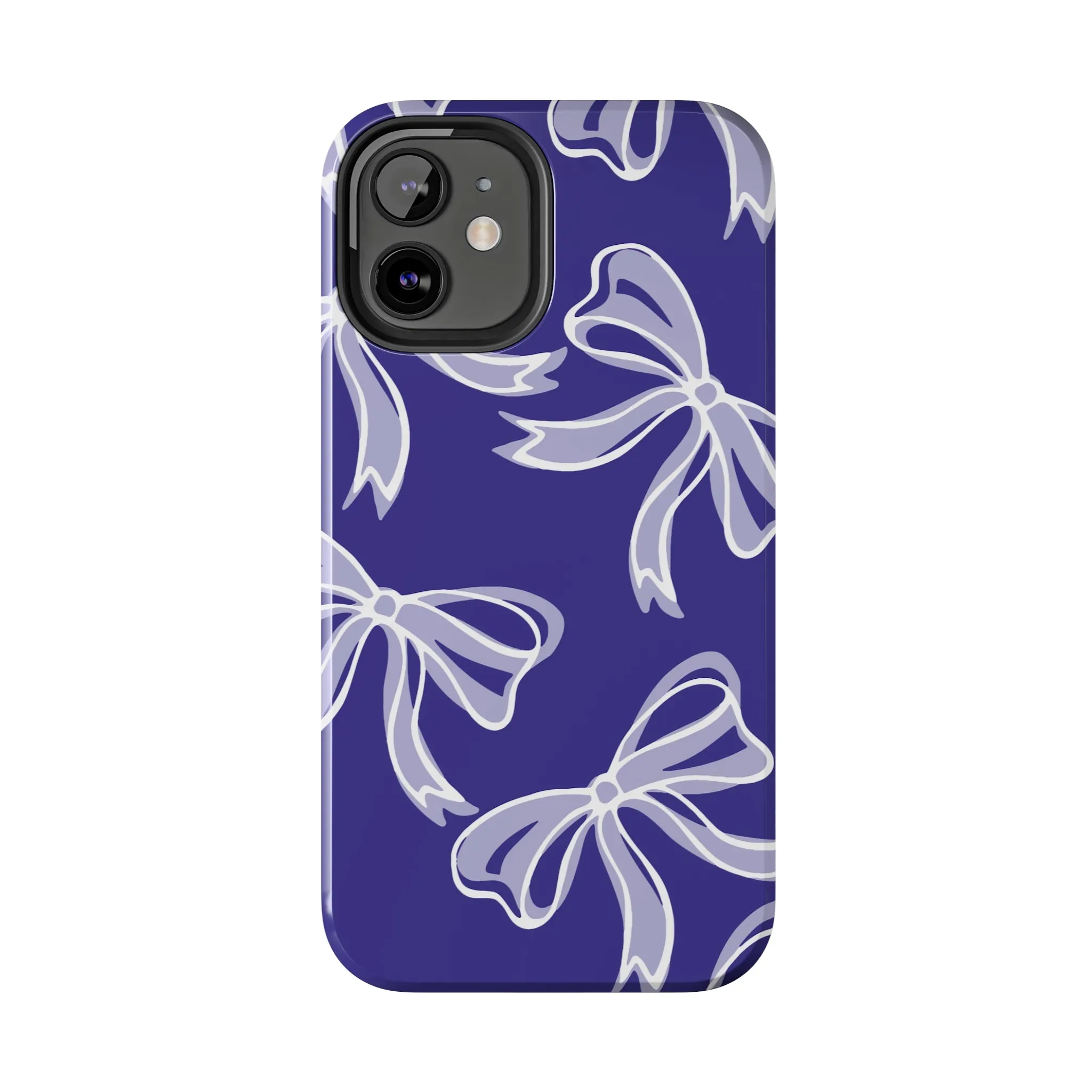 Trendy Bow Phone Case, Bed Party Bow Iphone case, Bow Phone Case, Northwestern, Purple and White, High Point, iphone13, iphone 14