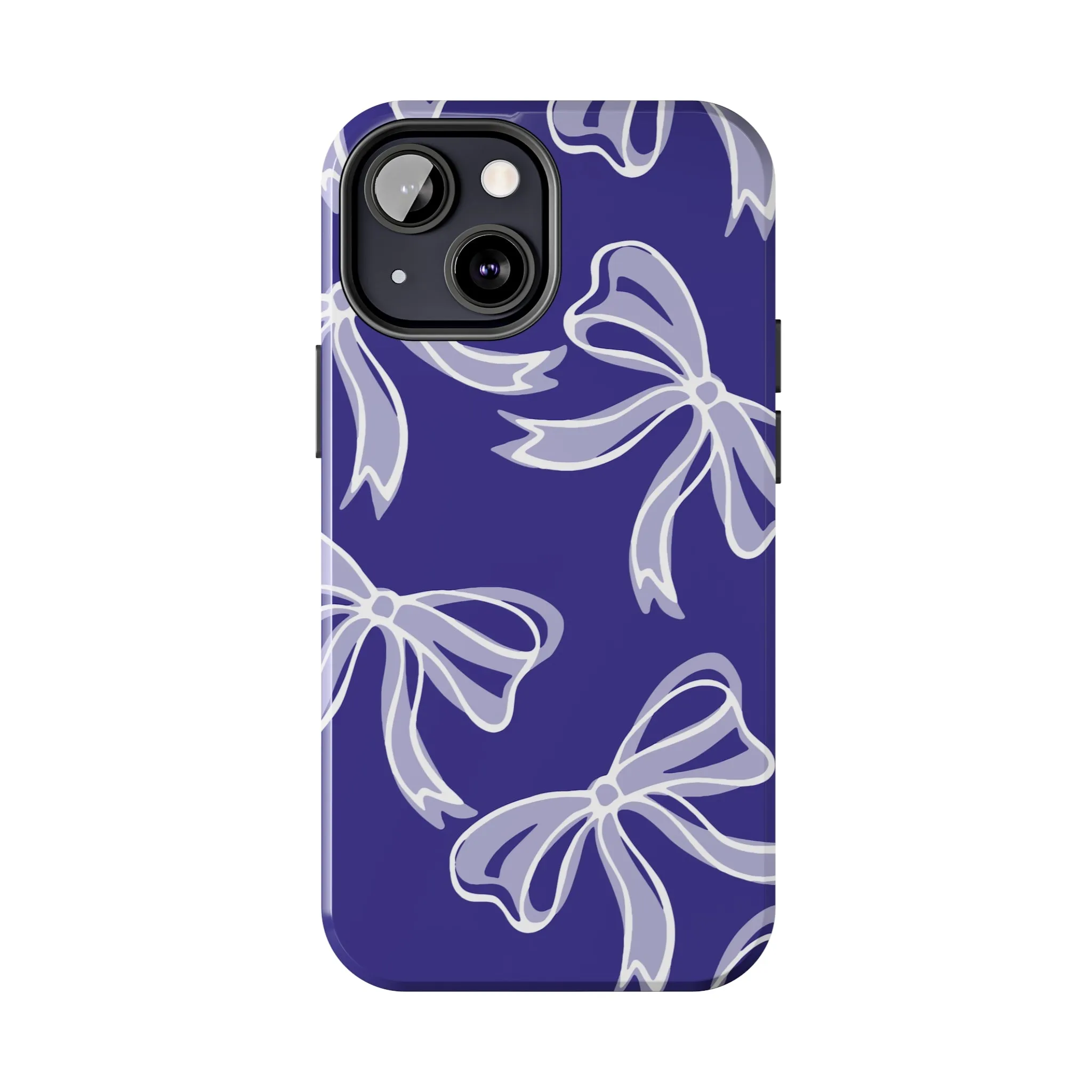 Trendy Bow Phone Case, Bed Party Bow Iphone case, Bow Phone Case, Northwestern, Purple and White, High Point, iphone13, iphone 14