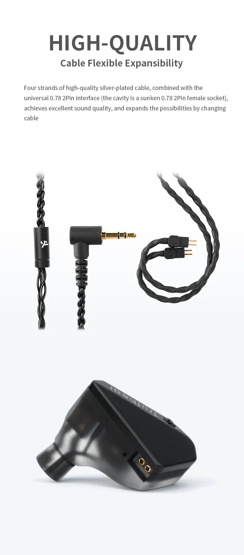 TRUTHEAR HEXA - 1DD 3BA In-Ear Headphone IEM